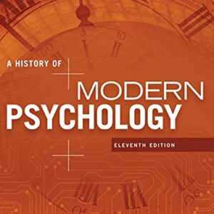 pdf A History of Modern Psychology (MindTap Course List) 11th Edition