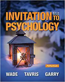 Invitation to Psychology (6th Edition) By Carole Wade, Carol Tavris - eBook PDF