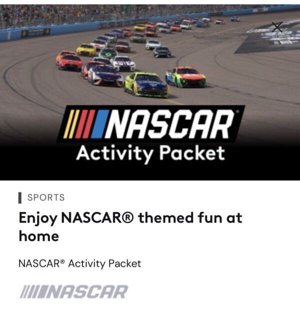 Activity Pack - NASCAR - PDF