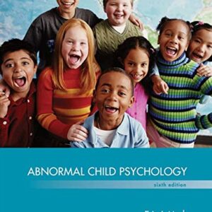 Abnormal Child Psychology 6th Edition pdf