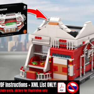 MOC Instructions (PDF) 10272 Modular Sushi Bar Alternative Build