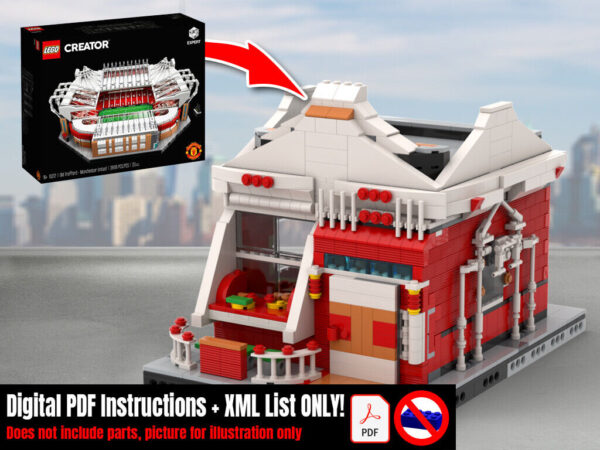 MOC Instructions (PDF) 10272 Modular Sushi Bar Alternative Build