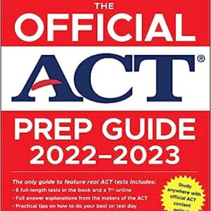 The Official ACT Prep Guide 2022-2023, (Book + Online Course) 1st Edition