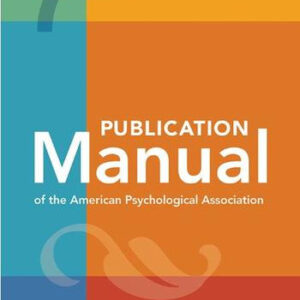 Publication Manual of the American Psychological Association, Seventh Edition